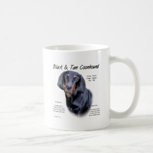 Black and Tan Coonhound History  Coffee Mug