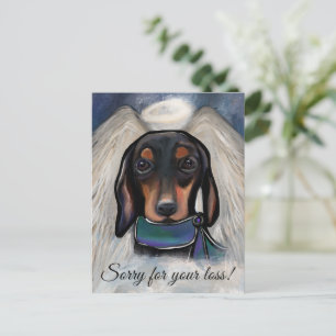 Black and Tan Dachshund Postcard