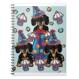 Black and Tan Dachshunds Notebook