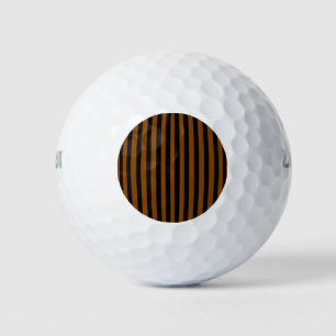 Black and Tan Golf Balls