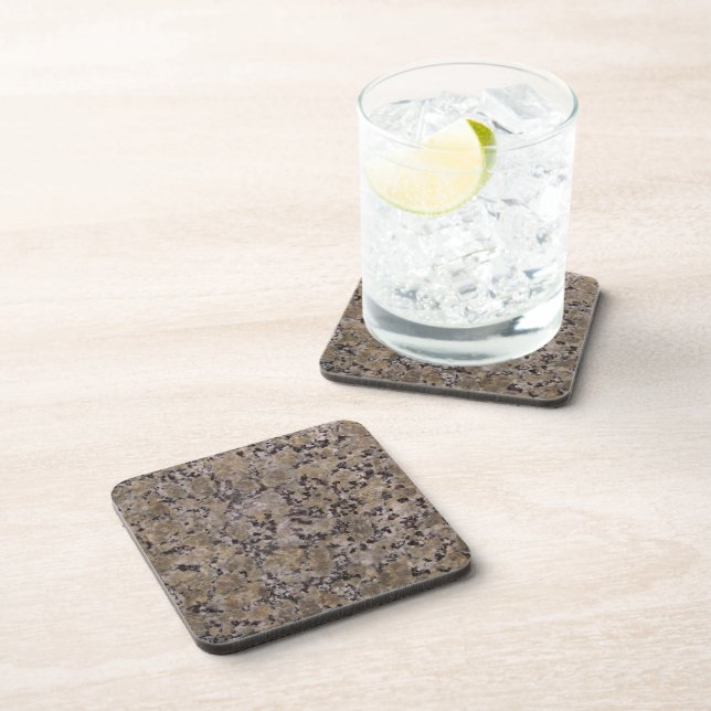 Black and Tan Granite Coaster (Right Side)