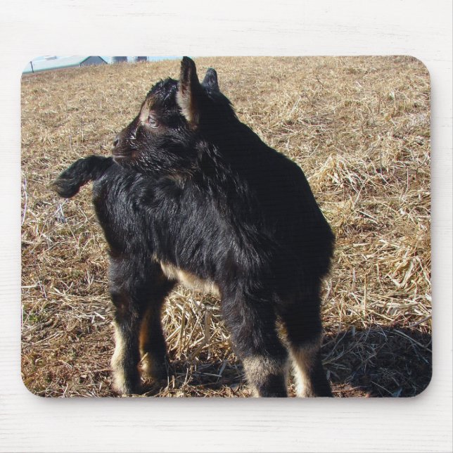 Black and Tan Kid Mouse Pad (Front)