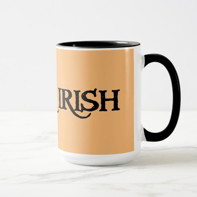 Black and Tan large combo mug (Right)