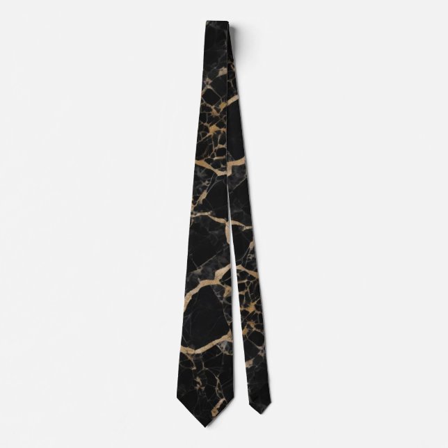 Black and tan marble  tie (Front)