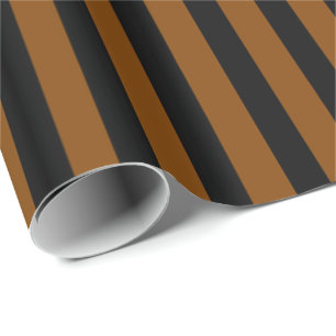Black and Tan Wrapping Paper