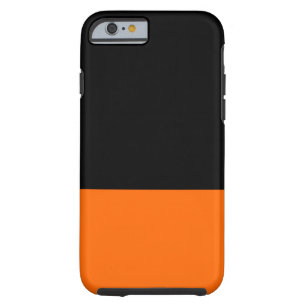 Black and Tangerine iPhone 6 case