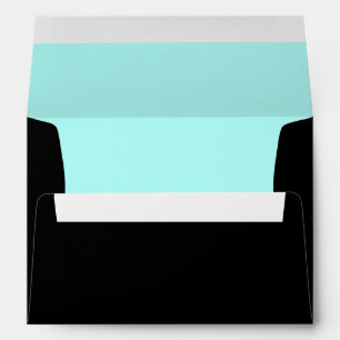 Black and teal Envelope