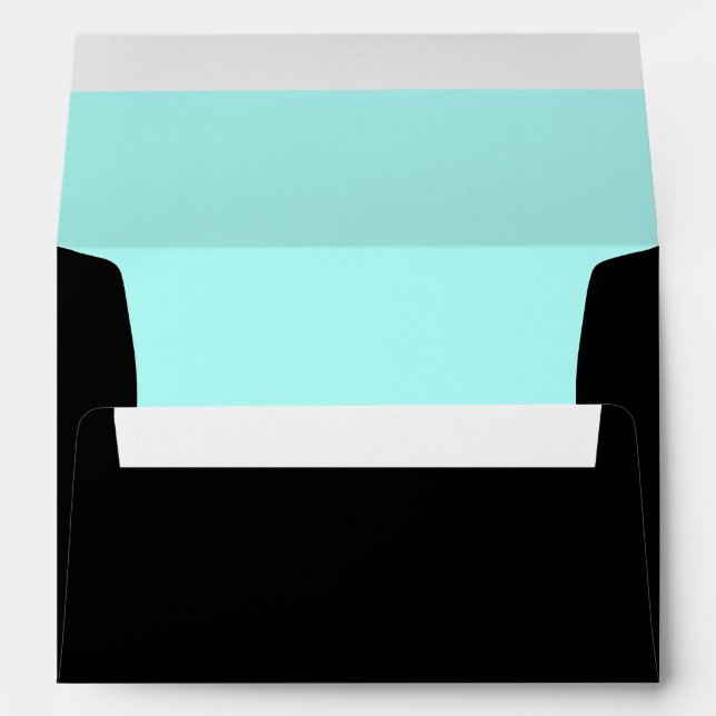Black and teal Envelope (Back (Bottom))