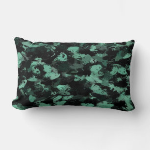 Black and Teal Lumbar Cushion