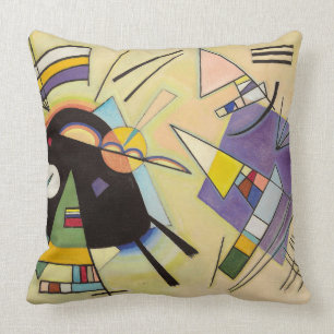 Black and Violet by Wassily Kandinsky Cushion