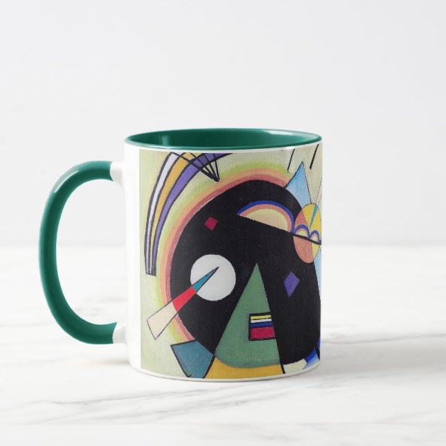 Black and Violet - Kandinsky  Mug (Left)