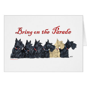 Black and Wheaten Scottish Terriers