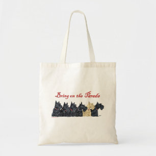 Black and Wheaten Scottish Terriers Tote Bag