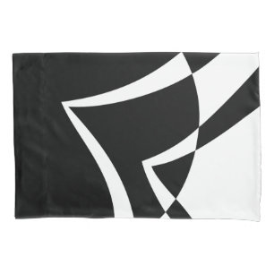 Black And White Abstract Art Pillowcase