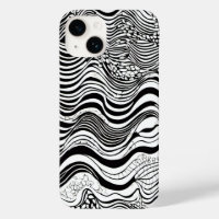Black and White Abstract Design
