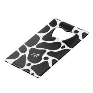 Black and white abstract giraffe pattern
