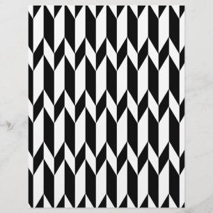 Black and White Abstract Graphic Pattern. Flyer