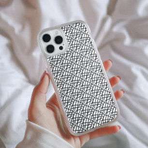 Black and White Abstract Lines  iPhone 16 Pro Max Case