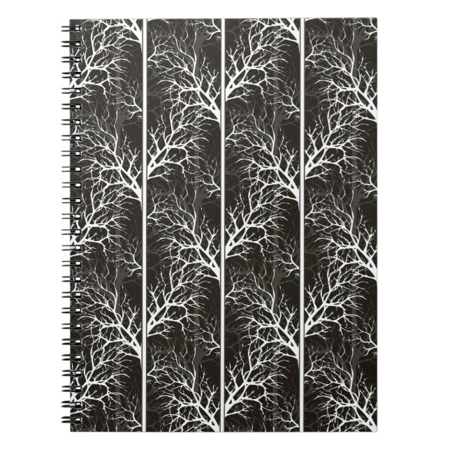 Black and white abstract notebook (Front)