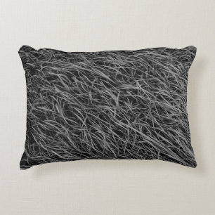 Black and white abstract painting decorative cushion