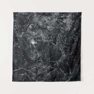 Black and white abstract painting tapestry
