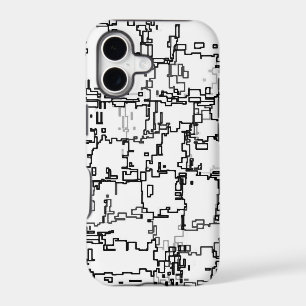 Black and White Abstract Pattern