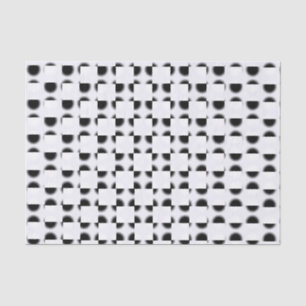 Black and White Abstract Tissue Paper