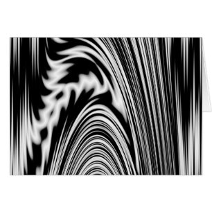 Black and White Abstract Twist