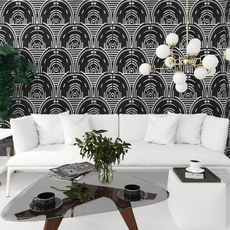 Black and White Abstract Wallpaper