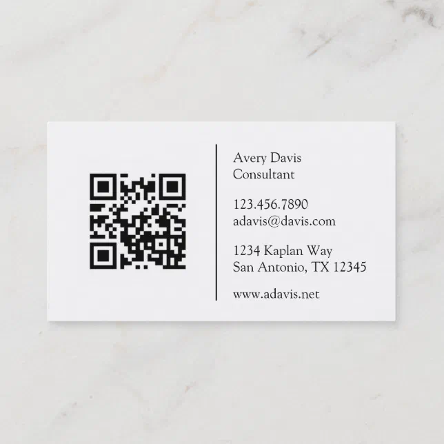 Black and White Anatomy Art Back Muscles QR Code Business Card Zazzle