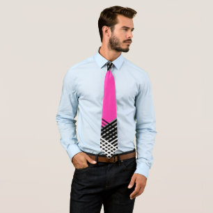 Black and white and grey intertwined stripes on a  tie