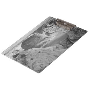 Black and White Ansel Adams Canyon Photograph Clipboard