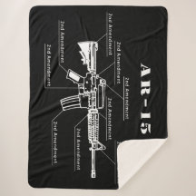Black and White AR-15 Parts Identification 