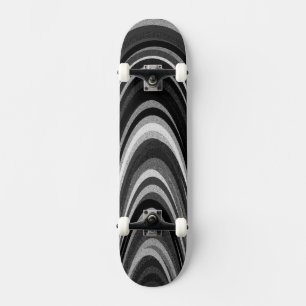 Black and White Arches Skateboard