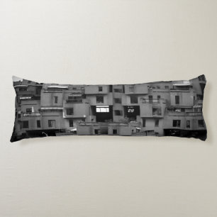 Black and White Architectural Body Cushion
