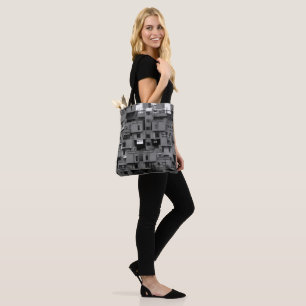 Black and White Architectural  Tote Bag