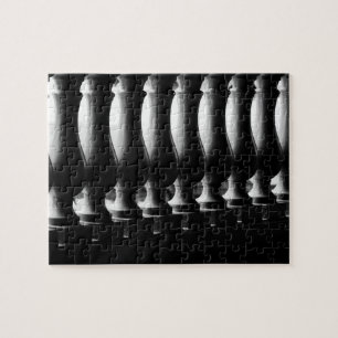 Black and White Architecture Jigsaw Puzzle