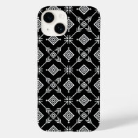 Black and White Arrow Tribal Print