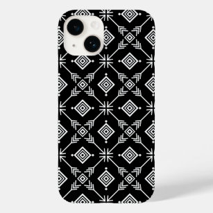 Black and White Arrow Tribal Print Case-Mate iPhone 14 Case