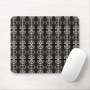Black And White Art Deco Mouse Pad