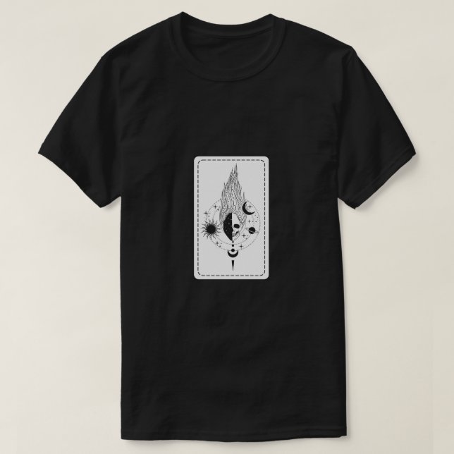 Black and White Art T-Shirt (Design Front)