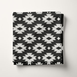 Black and White Aztec Fabric