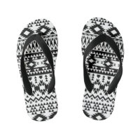 Black and White Aztec geometric vector pattern
