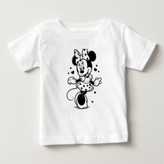 black and white baby T-Shirt (Front)