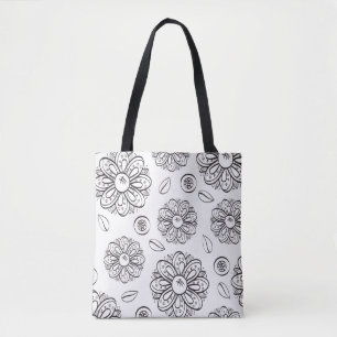 Black and white Bag