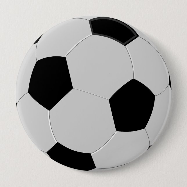 Black  and white ball  Button (Front)