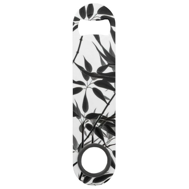 Black and White Bamboo Plant (Front)