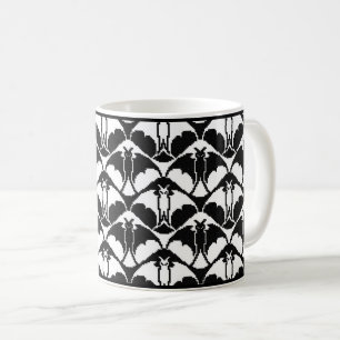 Black and White Batty Coffee Mug