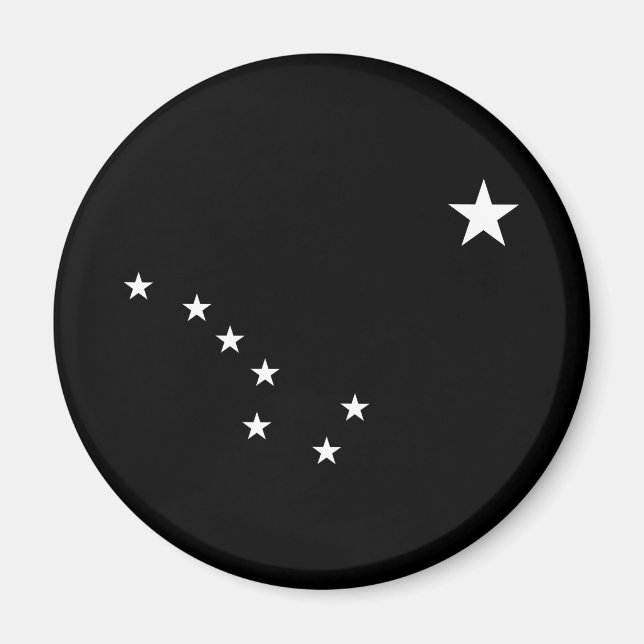 Black and White Big Dipper Magnet (Front)