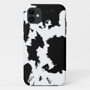 Black And White Blobs iPhone 11 Case